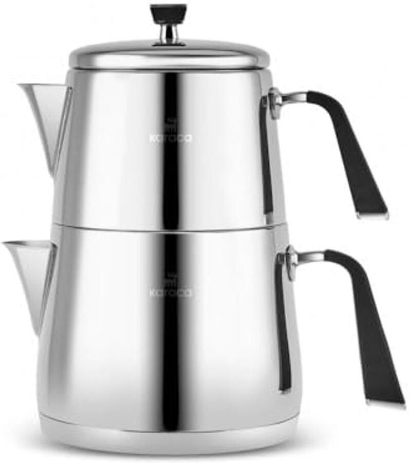 Inductie Theepot Set met RVS Waterkoker en Theepot van 1 Liter