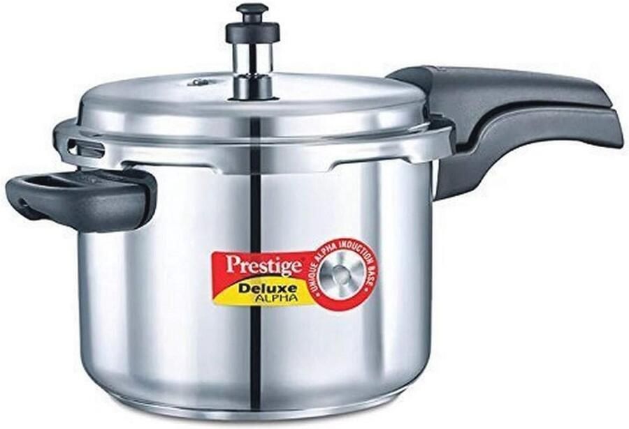 Inductiebasis roestvrijstalen snelkookpan 6 5L met drukindicator