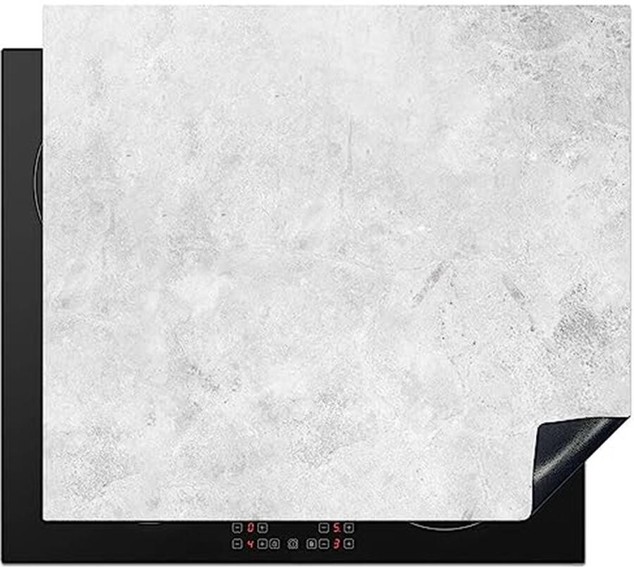 Inductiebeschermer 57x51cm Anti-slip Keuken Bescherming voor Inductiekookplaat Marmerlook