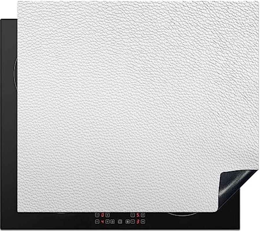 Inductiebeschermer 59x52cm Keuken Decoratie Voor Inductiekookplaat Anti-slip Mat Wit