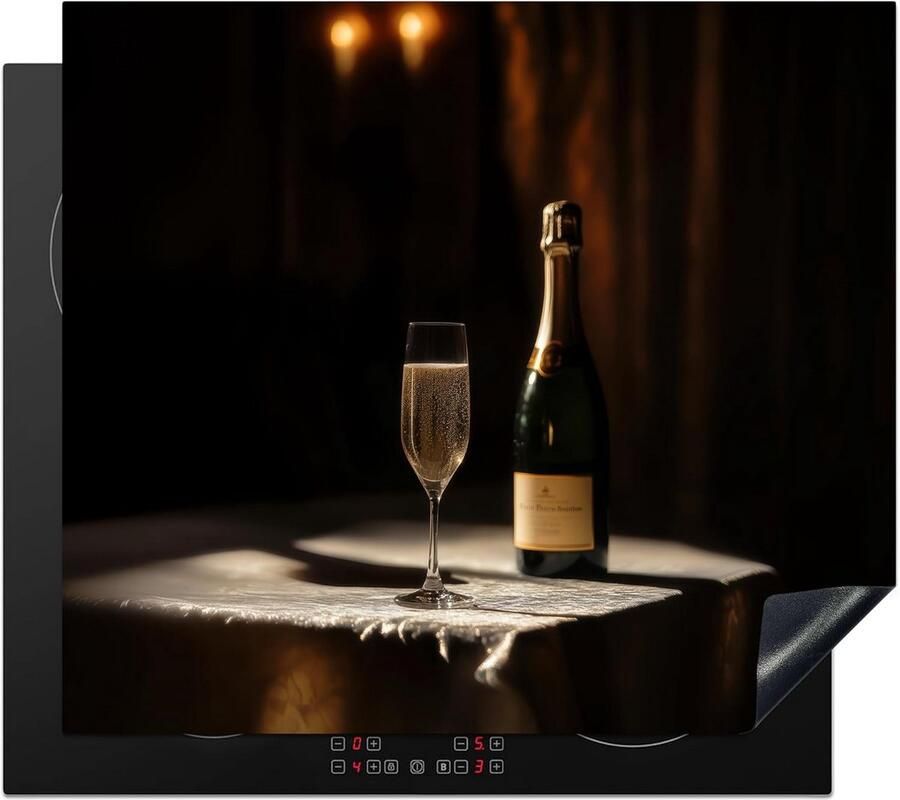 Inductiebeschermer 60x52cm Antislip Dekplaat voor Inductiekookplaat Beschermt Tegen Krassen Ideaal voor Keuken