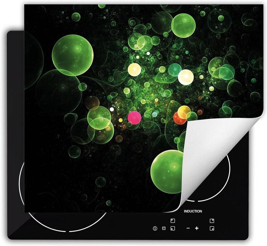 Inductiebeschermer 60x52cm Antislipmat voor inductiekookplaat Groen