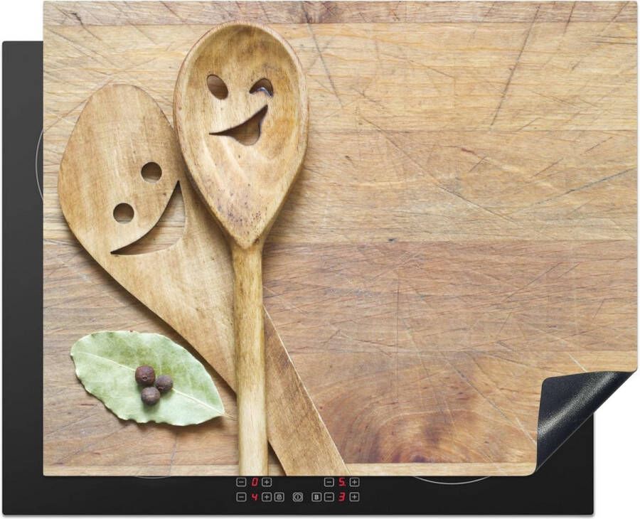 Inductiebeschermer 65x52 cm Houten Kookplaat Afdekplaat Antislip Mat voor Keuken Decoratie