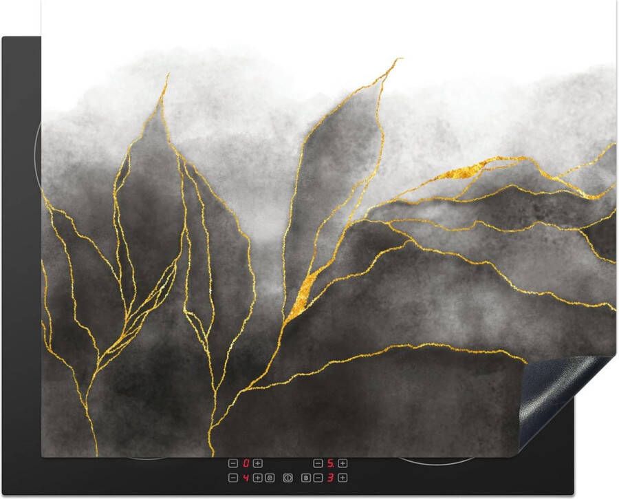 Inductiebeschermer 65x52 cm Kookplaat Beschermer Antislip Mat Luxe Marmerlook Keuken Decoratie