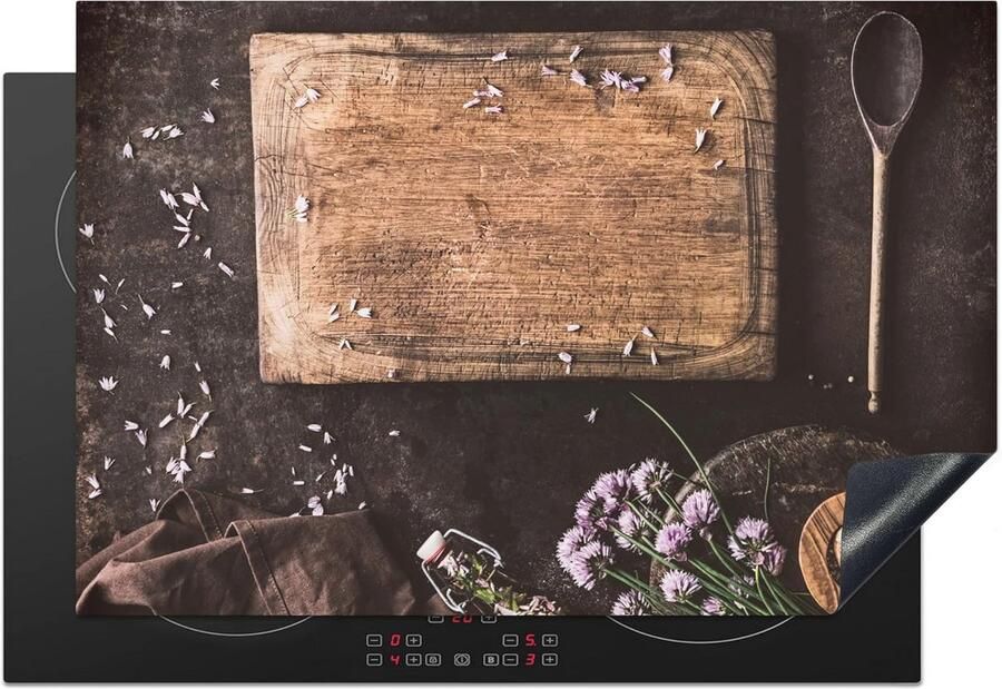 Inductiebeschermer 77x51cm Antislip Keuken Beschermmat voor Kookplaat Ruimteschepper en Snijplank