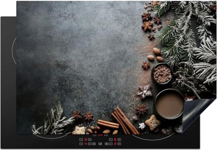 Inductiebeschermer 78x52cm Keuken Decoratie en Antislip Mat voor Inductiekookplaat