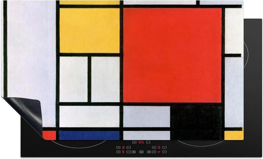 Inductiebeschermer Inductie mat Keuken Verfraaien Krasvrije Kookplaat 91x52 cm Multicolor - Foto 3