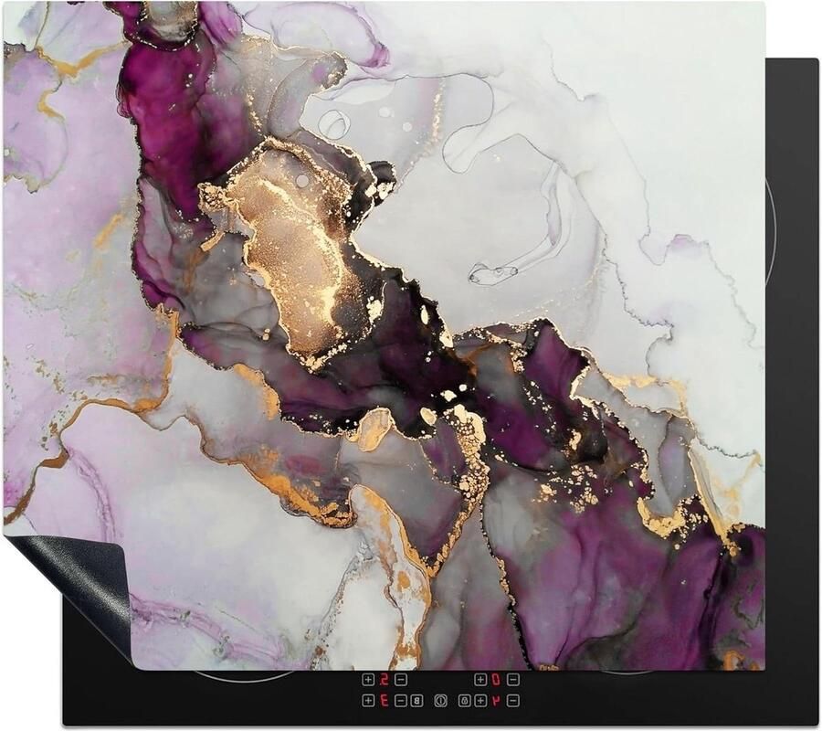 Inductiebeschermer Inductiemat Kookplaat Keuken Verfraaien Krasvrije Kookplaat 59x52 cm Multicolor - Foto 3
