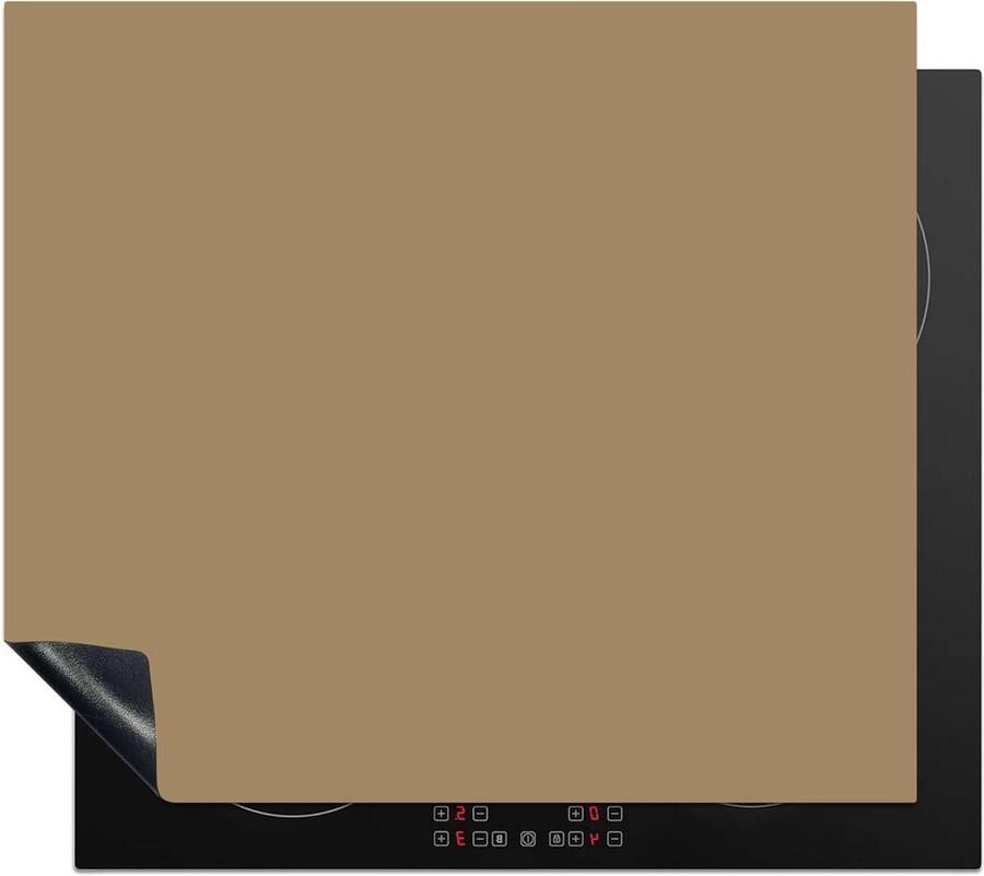 Inductiebeschermer Inductiemat Kookplaat Keuken Verfraaien Krasvrije Kookplaat 60x52 cm Beige