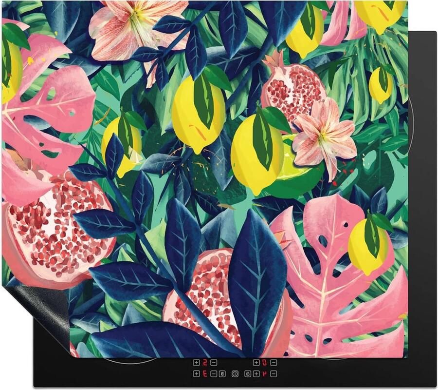Inductiebeschermer Inductiemat Kookplaat Keuken Verfraaien Krasvrije Kookplaat 60x52 cm Multicolor