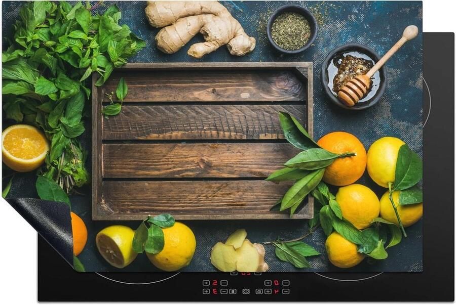 Inductiebeschermer Inductiemat Kookplaat Keuken Verfraaien Krasvrije Kookplaat 81x52 cm Multicolor