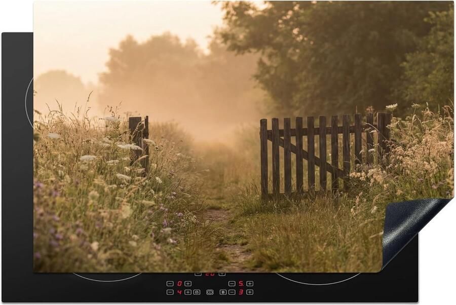 Inductiebeschermer Kookplaat Cover Extra Werkruimte Unieke Foto Print 80x52cm Natuur - Foto 1