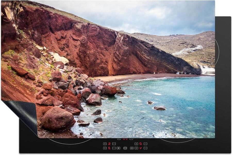 Inductiebeschermer Kookplaat mat Keuken Decoratie Unieke fotoprint 80x52 cm Multicolor