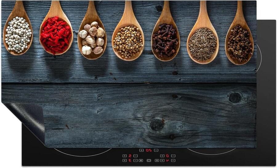 Inductiebeschermer Kookplaat mat Keuken decoreren Krasvrij oppervlak 91x52 cm Multicolor