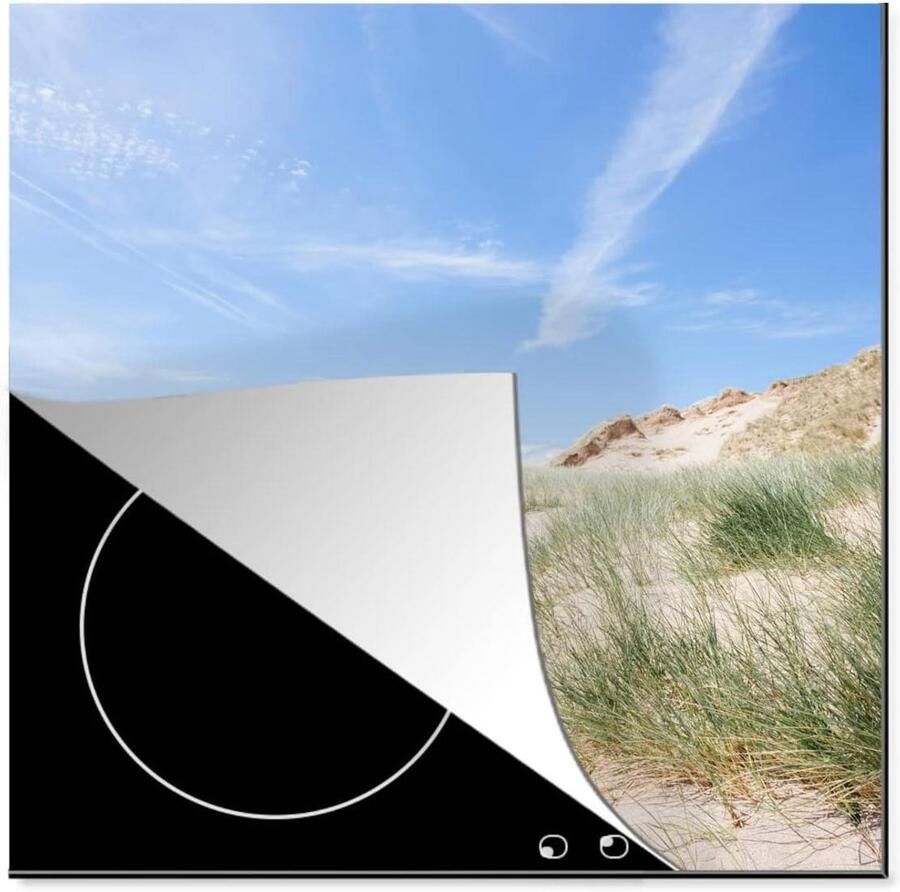 Inductiebeschermer Kookplaat mat Keuken opfleuren Unieke fotoprint 78x78 cm Multicolor