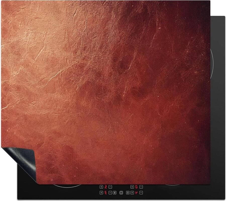 Inductiebeschermer Kookplaat mat Keuken verfraaien Krasvrije kookplaat 59x52 cm Bruin