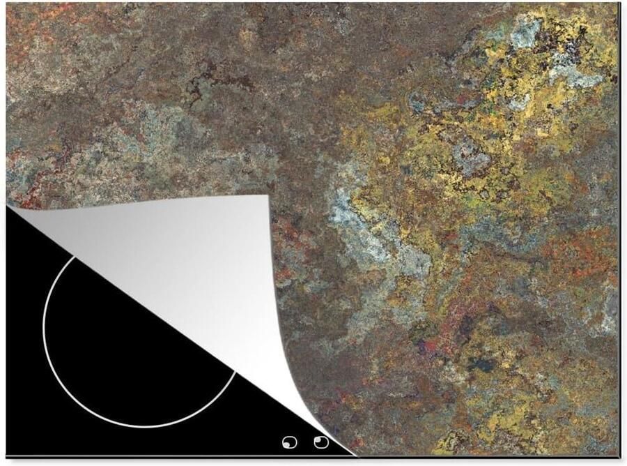 Inductiebeschermer Kookplaat mat Keuken verfraaien Krasvrije kookplaat 59x52 cm Multicolor