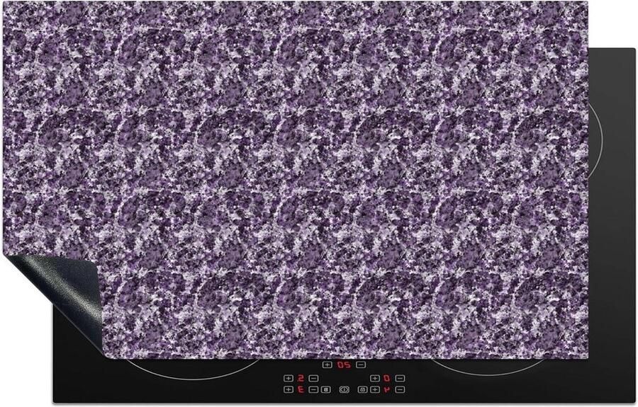 Inductiebeschermer Kookplaat mat Keuken verfraaien Krasvrije kookplaat 85x52 cm Multicolor Graniet