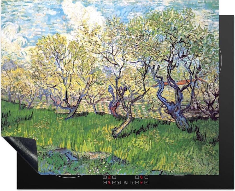 Inductiebeschermer Kookplaat mat Keuken verfraaien Unieke kunstprint 65x52 cm Multicolor
