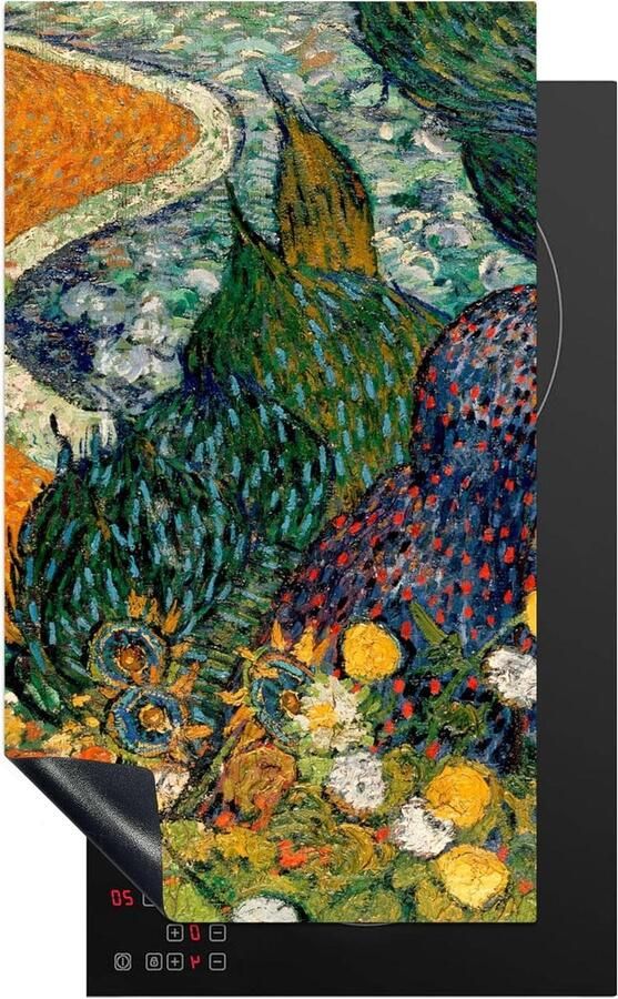 Inductiebeschermer Kookplaat mat Keuken verfraaien Unieke print 30x52 cm Multicolor - Foto 2