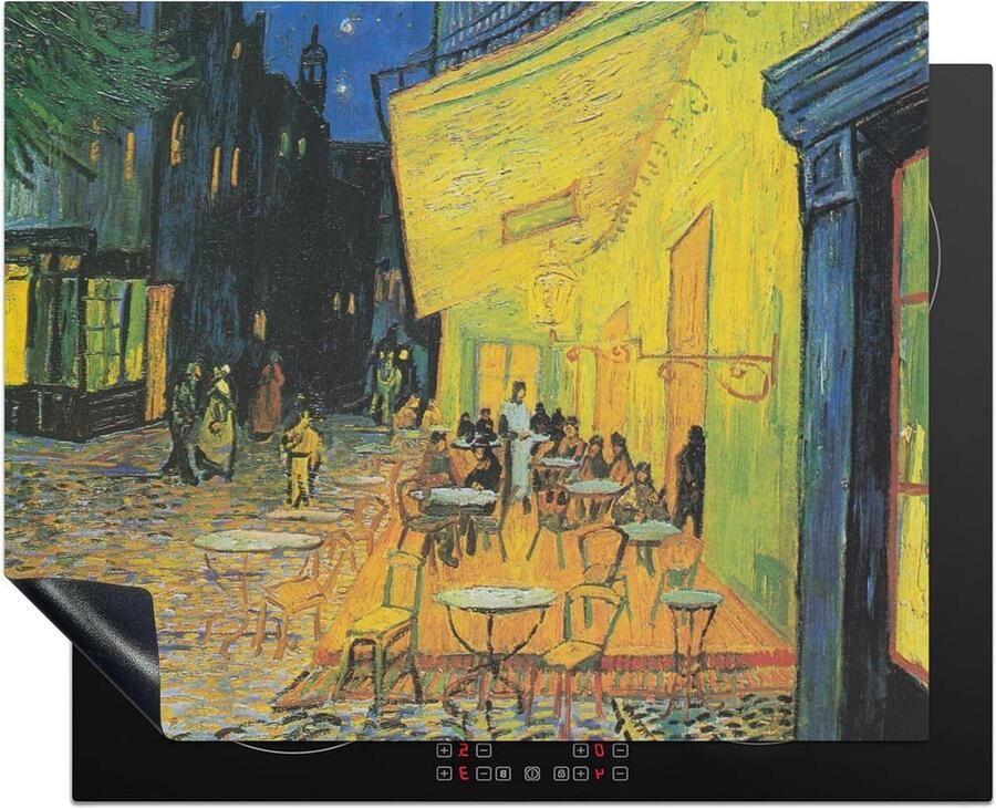 Inductiebeschermer Kookplaat mat Keuken verfraaien Unieke print 65x52 cm Multicolor