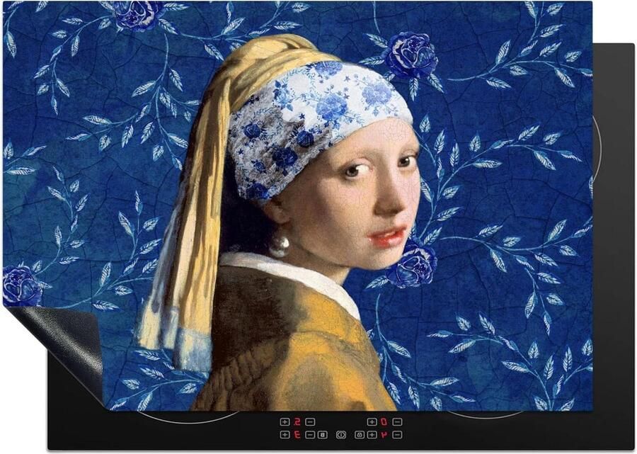 Inductiebeschermer Kookplaat mat Keuken verfraaien Unieke schilderij print 75x52 cm Multicolor