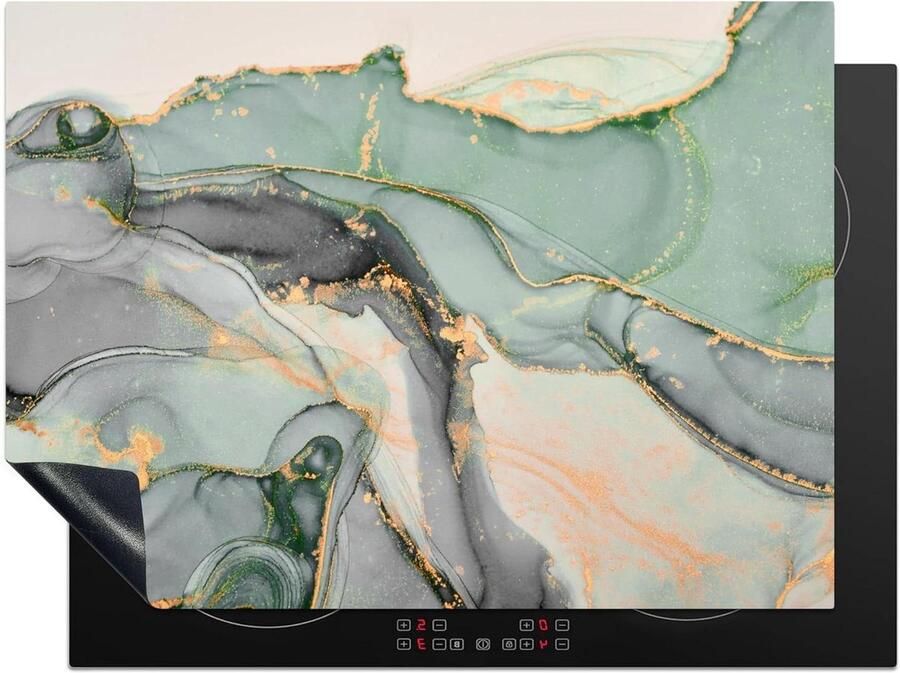 Inductiebeschermer Kookplaat mat Keuken verfraaien Vuil en waterafstotend 71x52 cm Multicolor - Foto 1