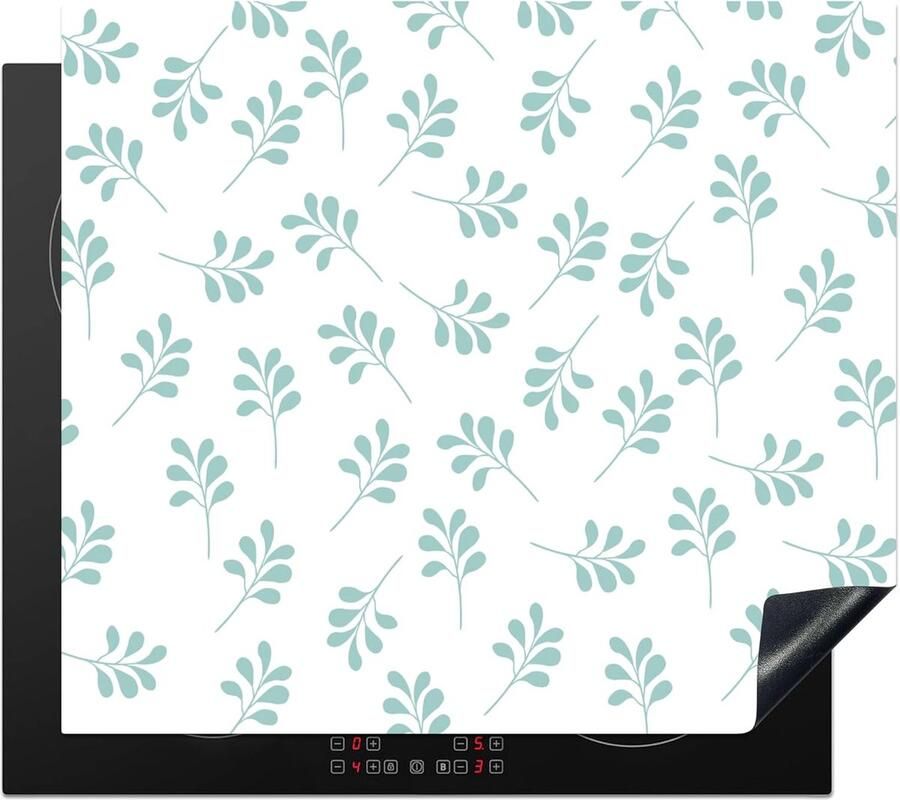 Inductiebeschermer Kookplaatafdekking Keuken Decoratie Krasvrije Kookplaat 59x51 cm Blauw