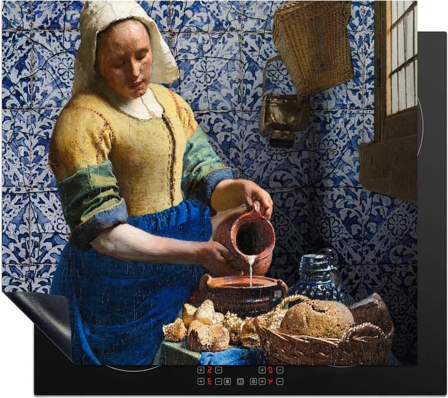 Inductiebeschermer Kookplaat mat Keuken verfraaien Unieke print 60x52 cm Multicolor