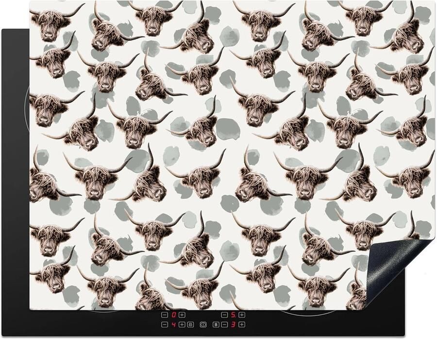 Inductiebeschermer Mat Kookplaat Cover Keuken Decoratie Unieke Fotodruk 77x59 cm Multicolor