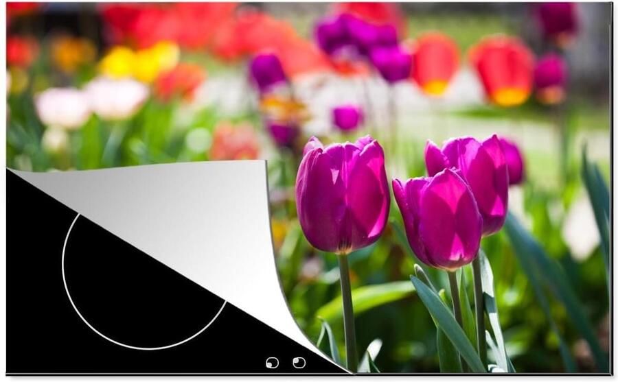 Inductiebeschermer Mat Kookplaat Cover Keuken Decoratie Unieke Fotoprint 80x52 cm Multicolor