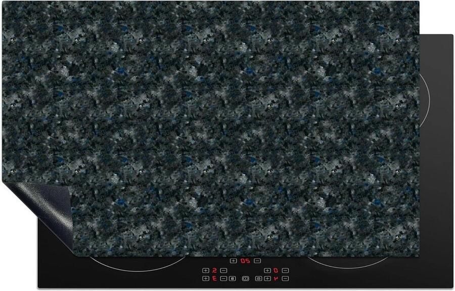 Inductiebeschermer Mat Kookplaat Cover Keuken Verfraaien Krasvrij Werkoppervlak 85x52 cm Graniet Patroon