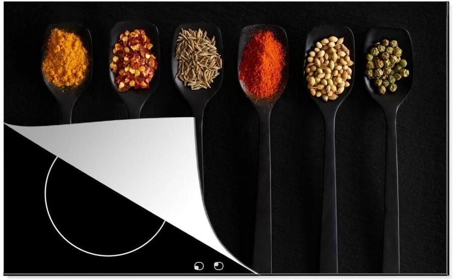Inductiebeschermer Mat Kookplaat Deksel Keuken Decoratie Krasvrij Werkblad 90x52 cm Multicolor