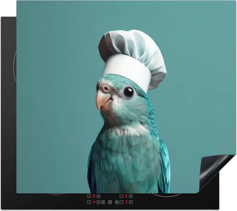 Inductiebeschermer voor Kookplaat 57x51 cm Keukenafdekplaat met Antislip Mat Bescherming tegen Vlekken en Krassen