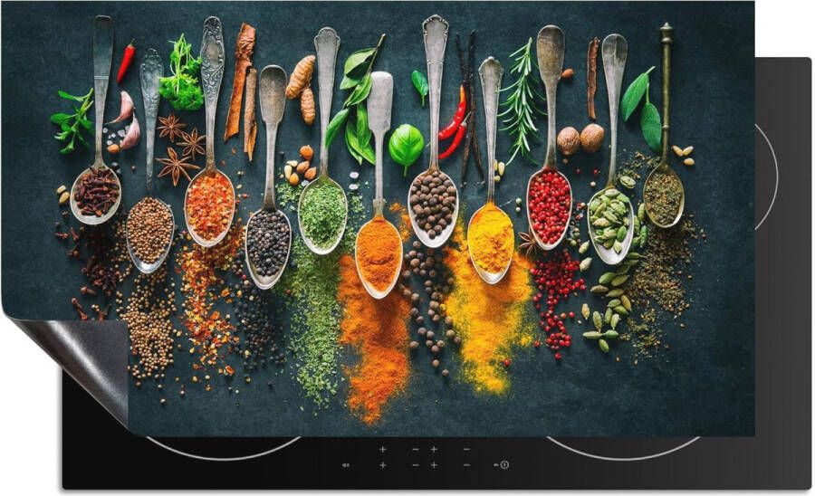 Inductiebeschermer voor Kookplaat Luxe Kruidenprint 83x52 cm