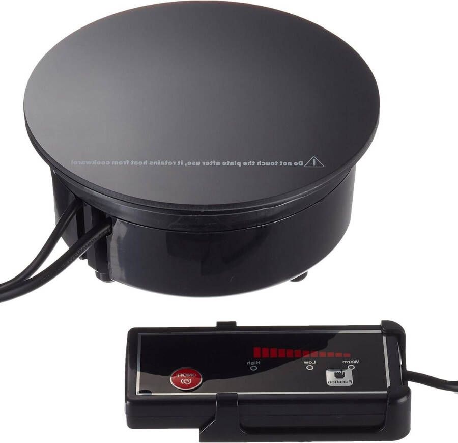 Senza Marchio Inductiekookplaat 18 cm 700 W met regelaar compact formaat energiezuinig - Foto 1