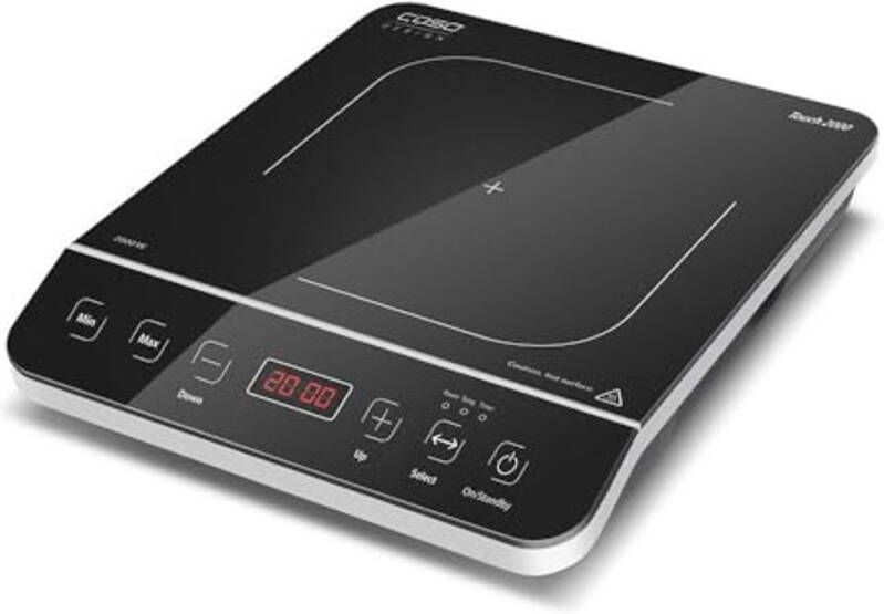 Inductiekookplaat 2000W Flexibele en Snelle Kookoplossing met Automatische Panherkenning