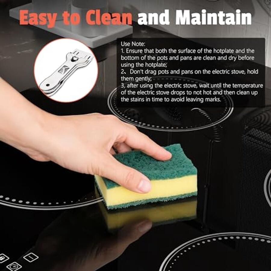 Inductiekookplaat 4 Platen 60 cm met Individuele Touch-Bediening en Boost-Functie