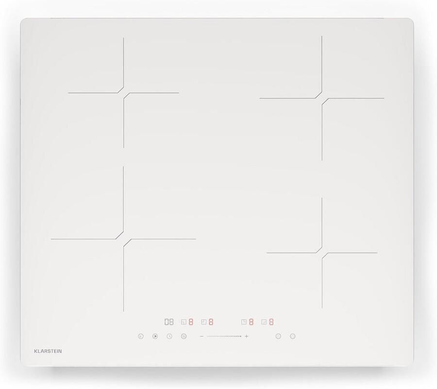 Inductiekookplaat 4 Zones – 7800W Vermogen SenseControl & Timer – 60 cm