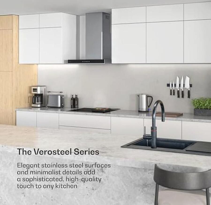 Inductiekookplaat 60 cm met 4 kookzones 7400 W Boost Touch Slider en Timer