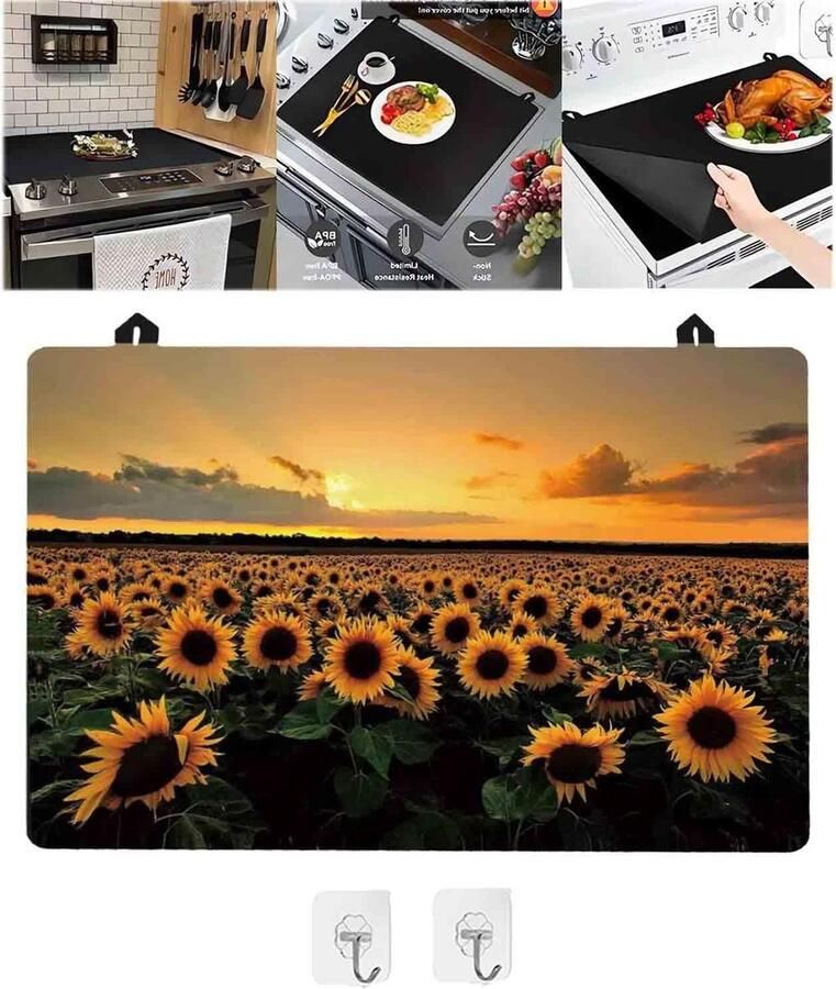 Inductiekookplaat Afdekplaten Waterdicht & Hittebestendig Bescherming & Werkruimte Vergroten