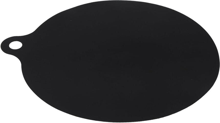 Inductiekookplaat Beschermmat Antislip Mat Kookplaat Beschermen Hittebestendig tot 250°C 22 cm Diameter Zwart