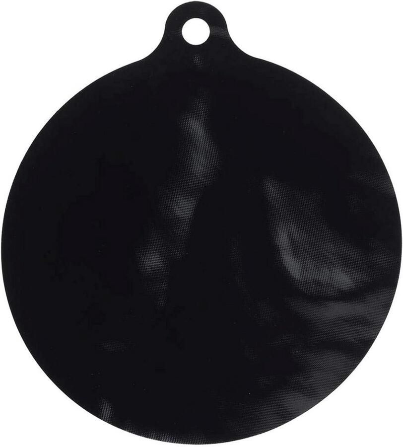 Inductiekookplaat Beschermmat Antislipmat Siliconen Kookplaat Beschermen Hoge Temperatuurbestendig 22 cm Rond Zwart