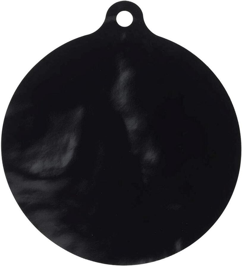 Inductiekookplaat Beschermmat Antislipmat Siliconen Kookplaat Beschermen Hoge Temperatuurbestendig 22 cm Zwart