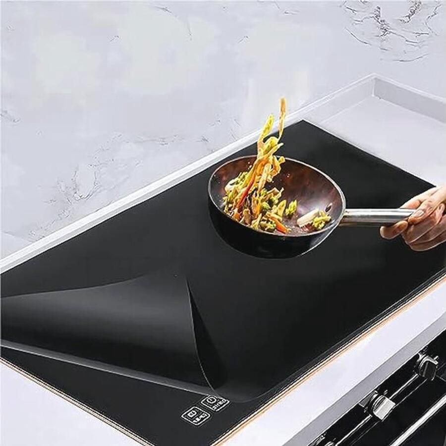 Inductiekookplaat Beschermmat Hittebestendig Antislip Kookplaat Cover voor Elektrische Kookplaat (54 x 90 cm)