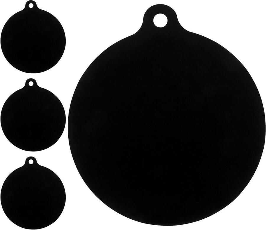 Inductiekookplaat Beschermmat Hittebestendige Mat Keuken Beschermen Antislip Warmte-isolatie 22x25cm Zwart