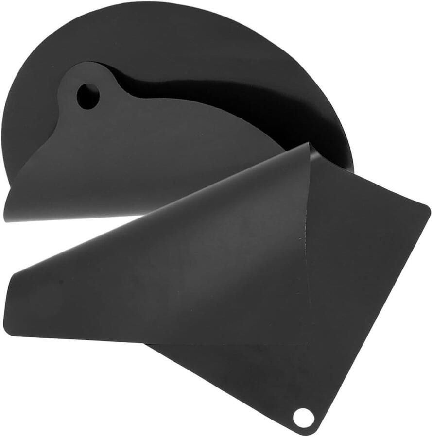 Inductiekookplaat Beschermmat Kookplaat Mat Beschermen Keuken Hittebestendig Antislip 25x25cm Zwart