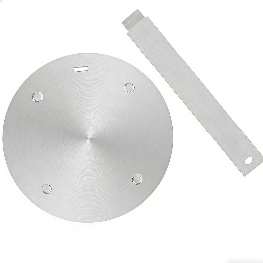 Inductiekookplaat Converter Plaat van RVS Geschikt voor Inductiekoken 20cm Kookaccessoires en Keukenhulpmiddelen