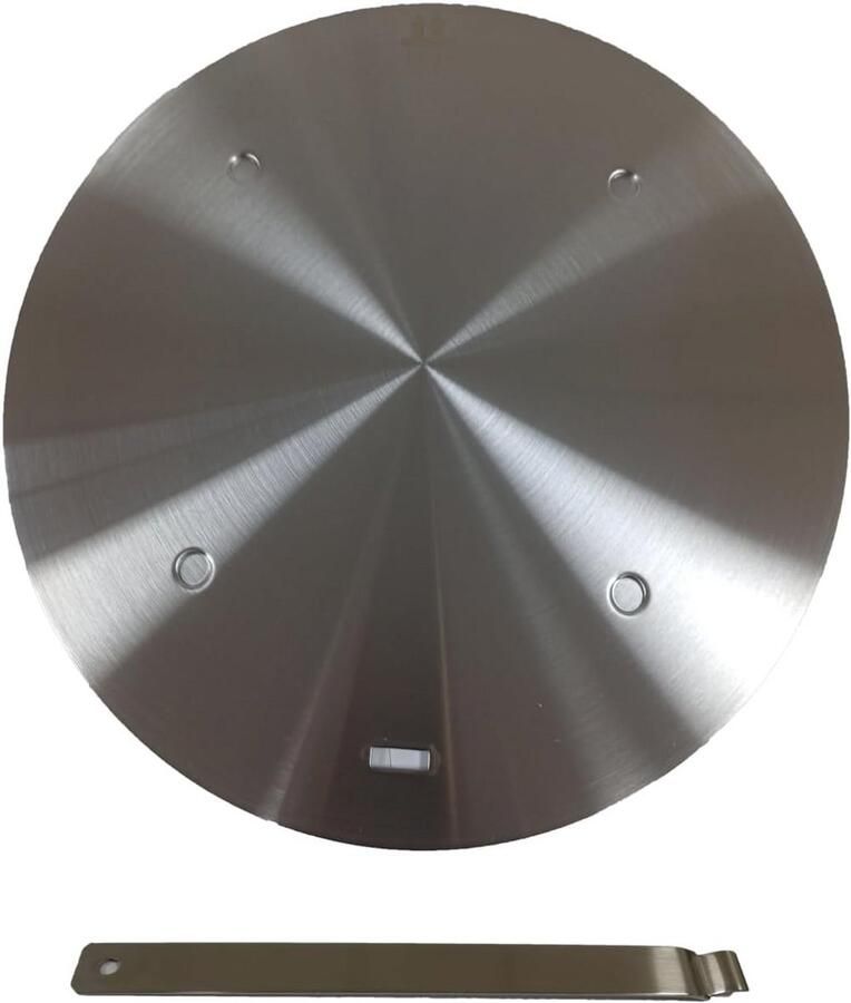 Inductiekookplaat Converterplaat Hitteverspreider voor Gas- en Inductiekookplaten 16cm met Verwijderbare Handgreep