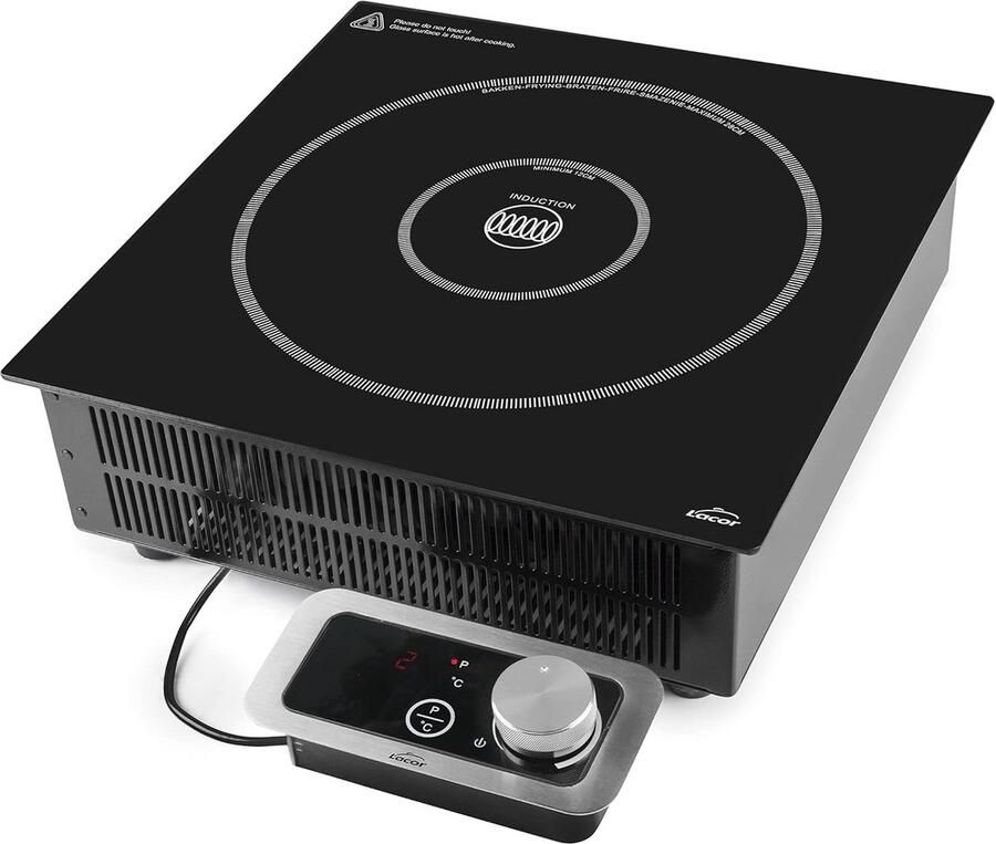 Inductiekookplaat Draagbaar fornuis Snel koken 10 standen Ø 12-28 cm Zwart